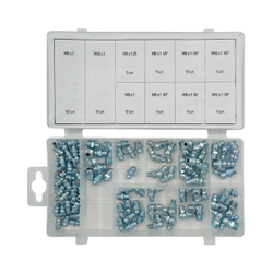 WDK-214053 Набор фитингов для пресс-масленок, металлический ниппель, 110 шт.