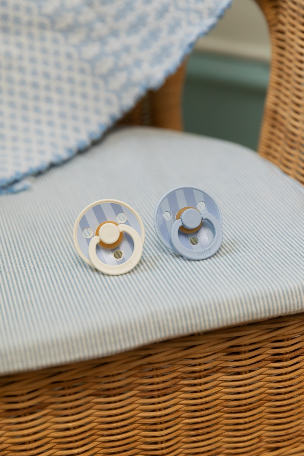 BIBS Studio Colour - Block - Ivory Dusty Blue 0-6 месяцев