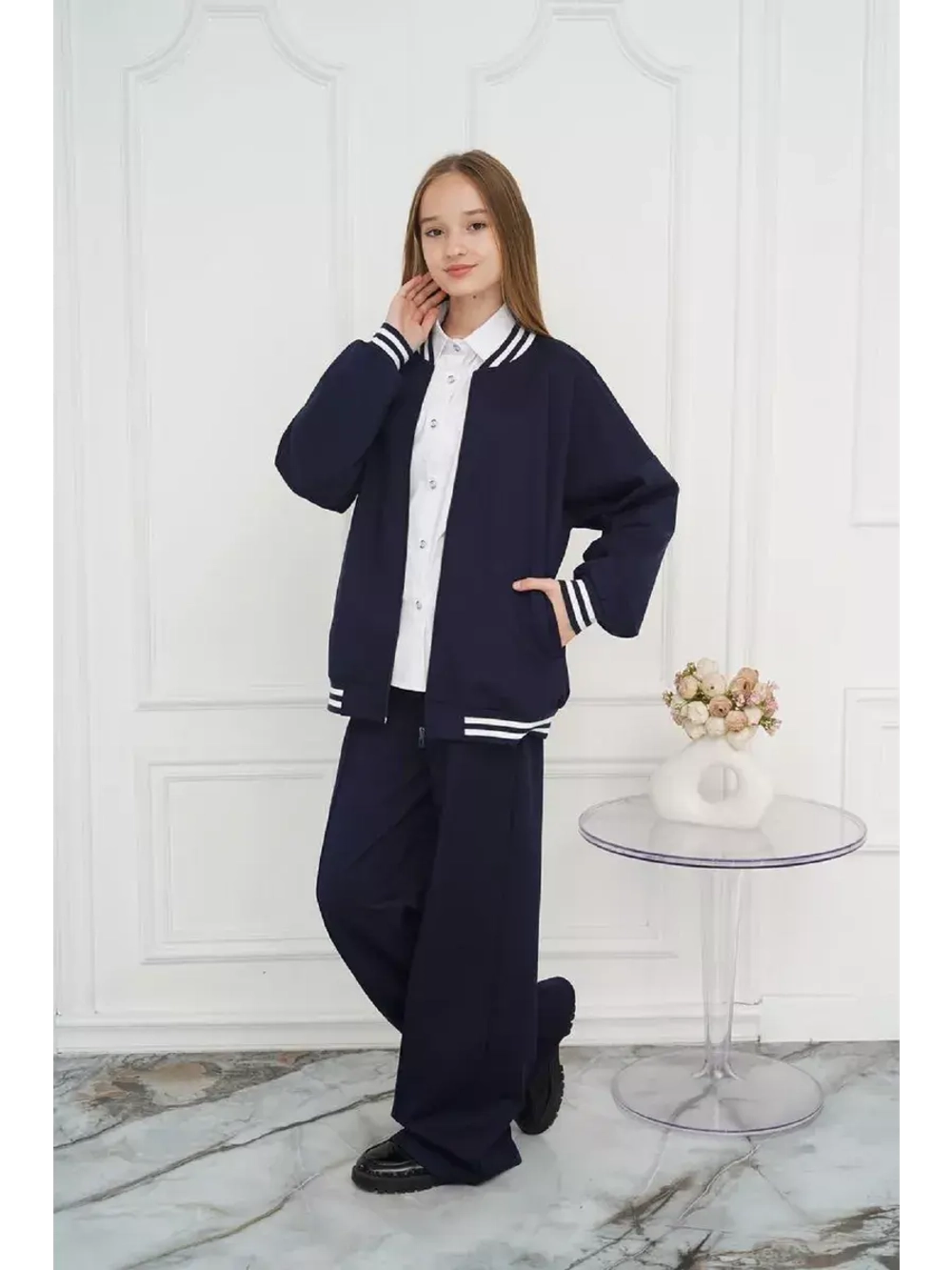 Бомбер школьный универсальный