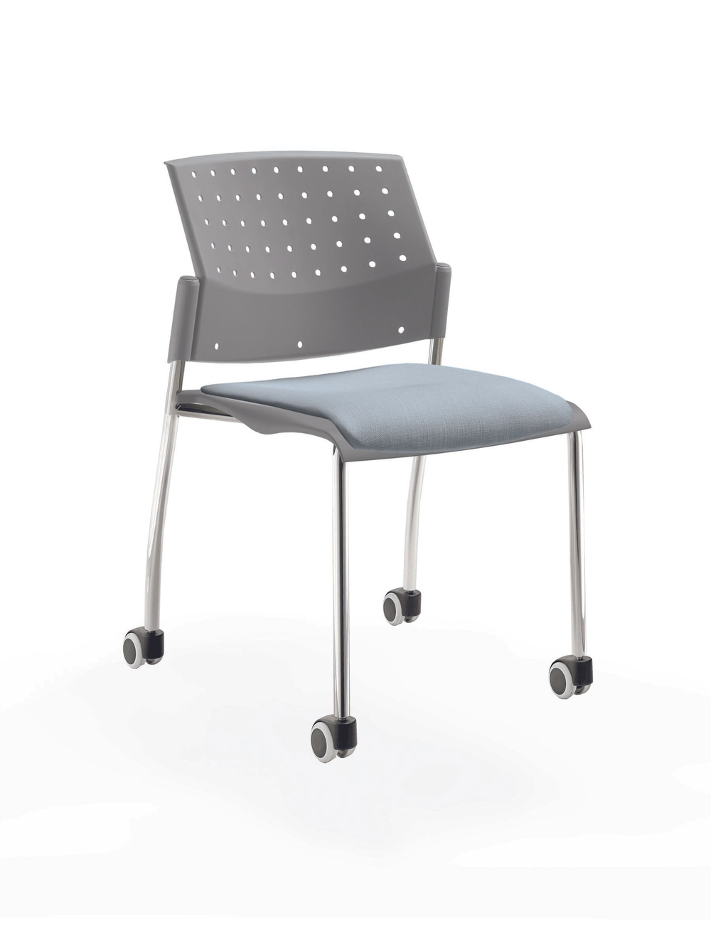 Movie стул на 4 ногах и колесах