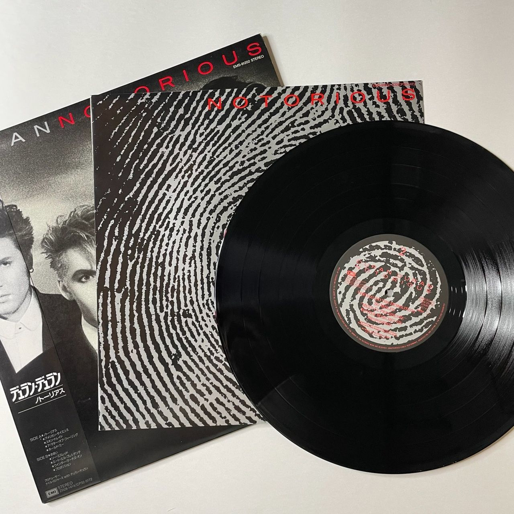 Винтажная виниловая пластинка LP Duran Duran Notorious (Japan 1986) (Obi) American Science