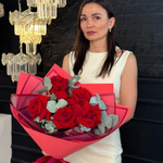 Красные ажурные розы