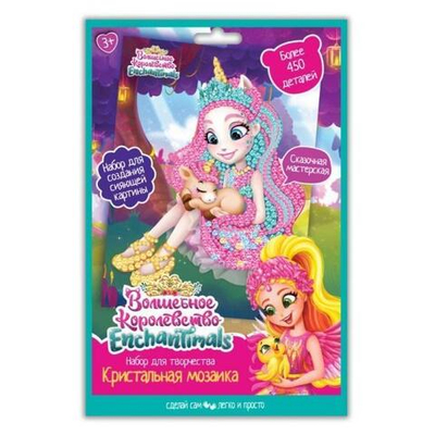 Кристальная мозаика 17*23см "Энчантималс" CRYS-ENC (Мультиарт)