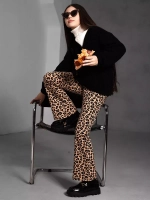 Штаны для девочки клеш трикотажные