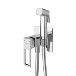 Встроенный смеситель BelBagno LUCE LUC-HGN-CRM с гигиеническим душем, хром