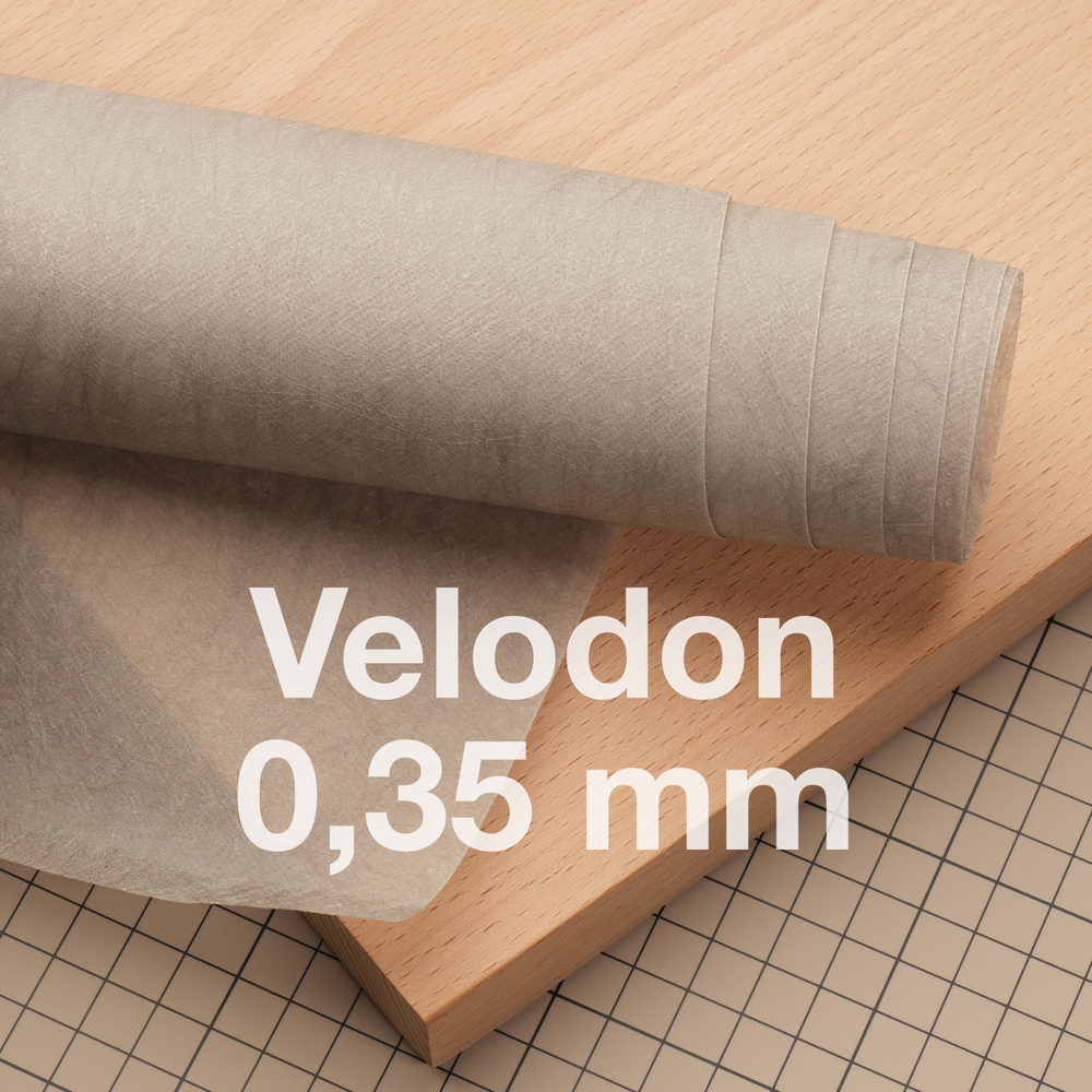 Велодон 0,35 мм серый, лист 100*50 см