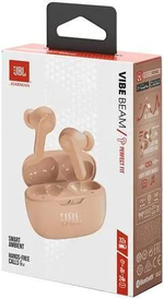 Наушники JBL Wave Beam, Bluetooth, внутриканальные, песочный [jblwbeambeg]
