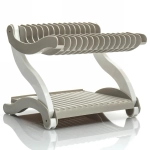 Сушилка для посуды двухъярусная 32*29*8см