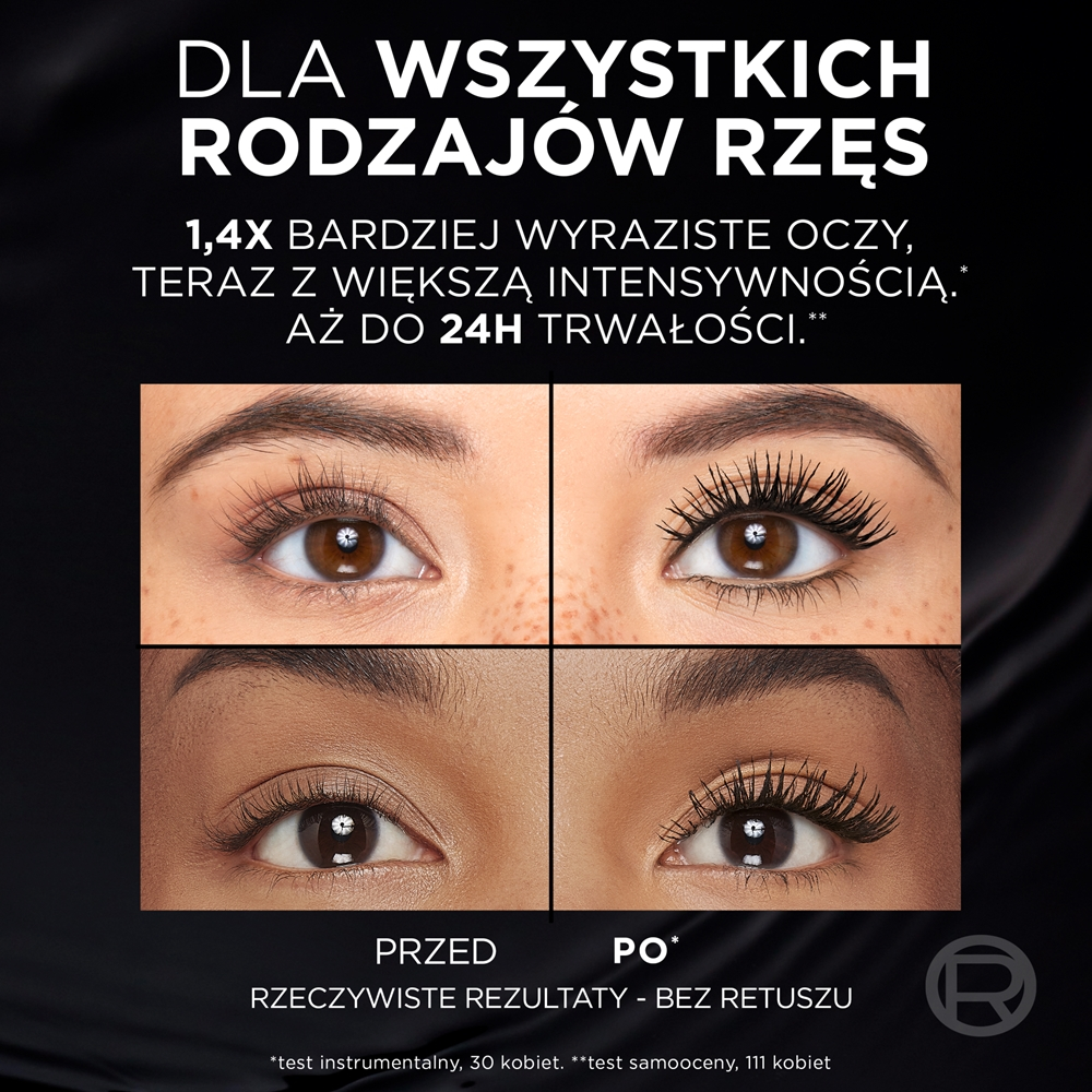 L’Oreal Paris Panorama - Тушь для ресниц, утолщающая оттенок All Night Black, 9 ml