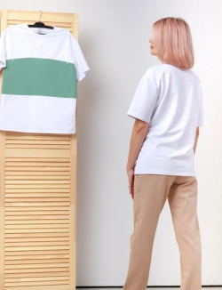 Футболка *Happy moms* для беременных и кормящих мам