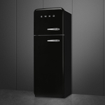 черный холодильник Smeg FAB30LBL5