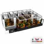 Верёвочный парк-ниндзя «Гравитационный Прорыв», 12×8×3,5 м