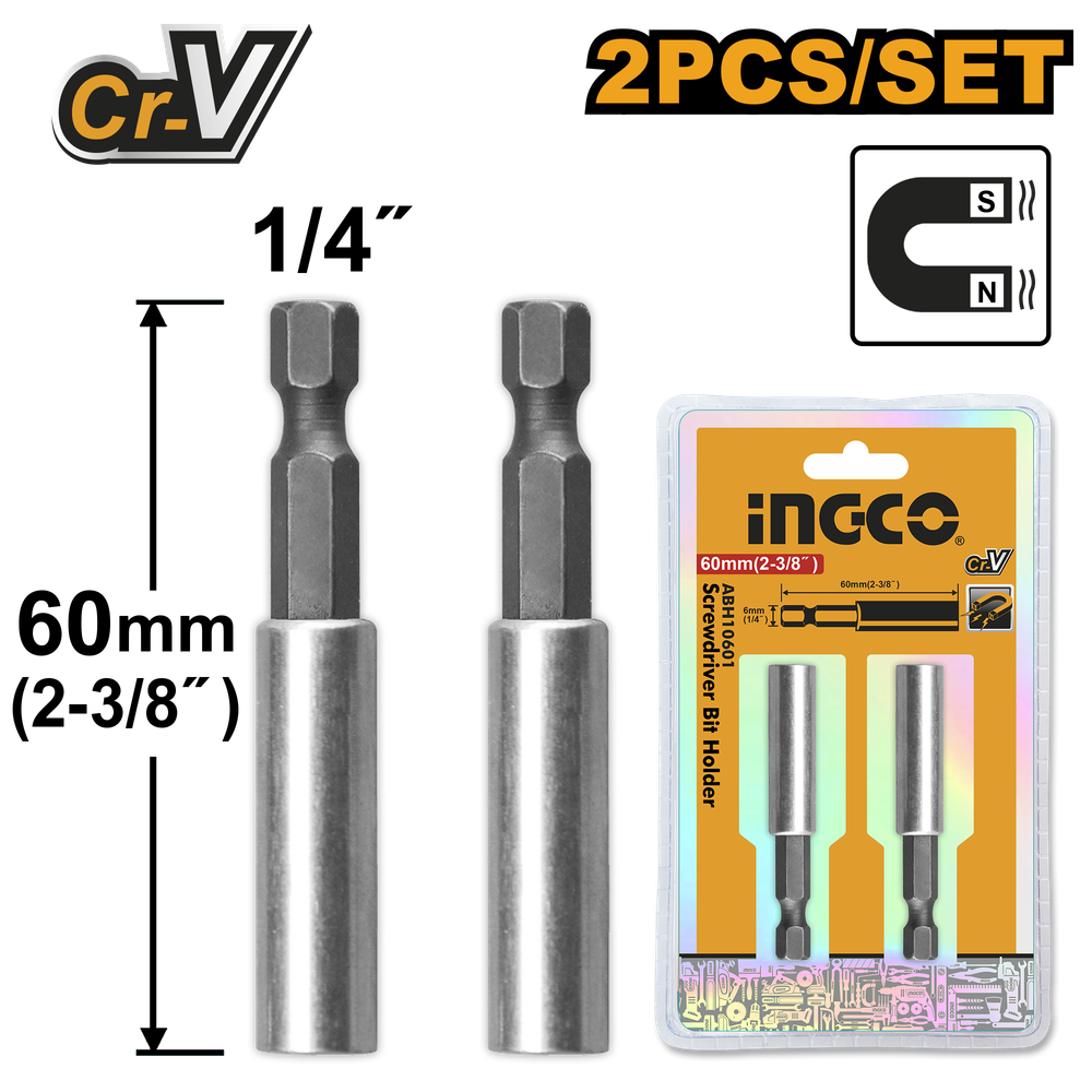 Держатель для бит магнитный INGCO ABH10601