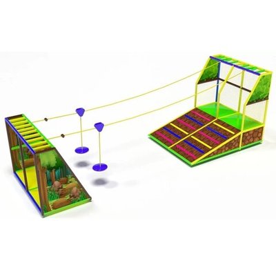 Тарзанка 2х местная Лесное приключение (9-12 м)