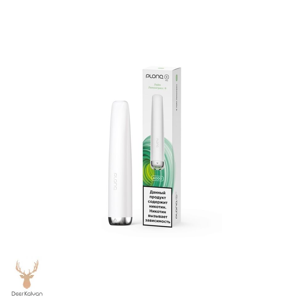 PLONQ PLUS PRO  &quot;Лайм Лемонграсс&quot; (4000 затяжек)