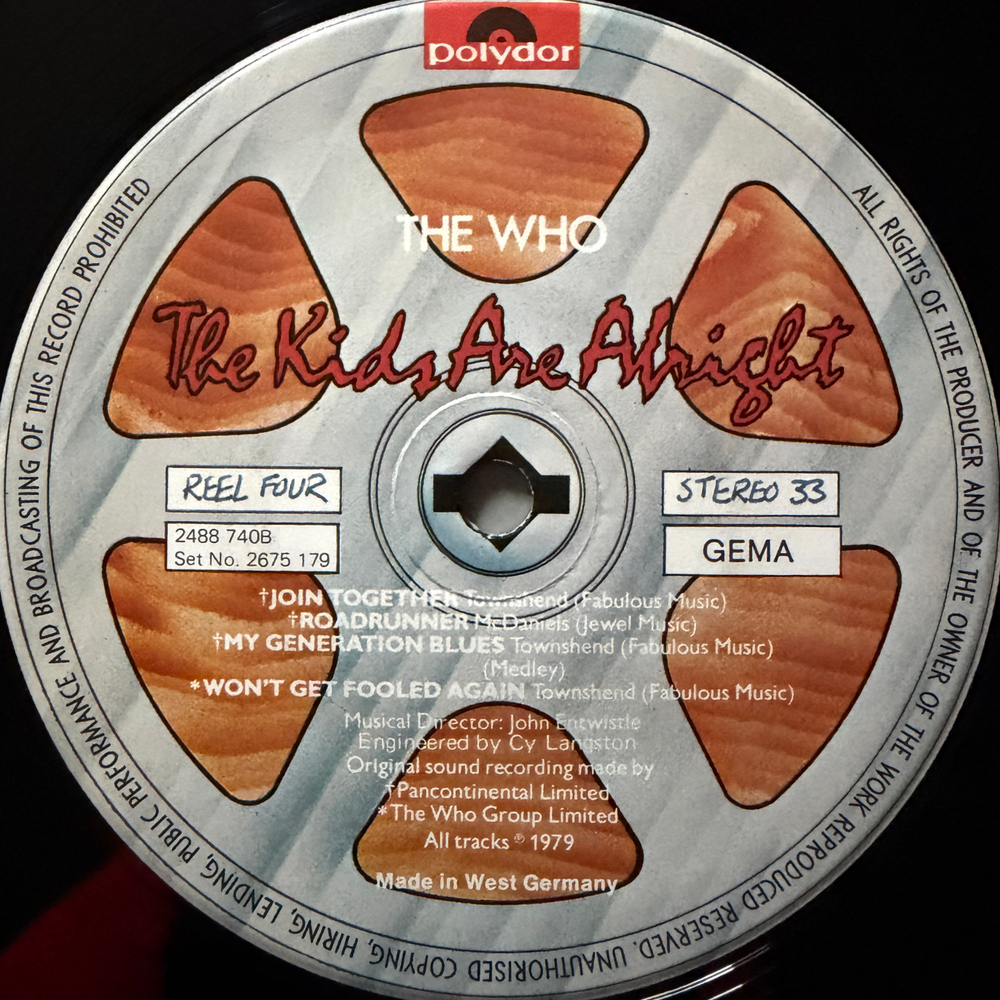 The Who – The Kids Are Alright 2LP (Германия 1979г.) Т
