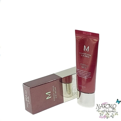 Тональный BB крем MISSHA M Perfect Cover B.B Cream SPF42 PA+++ №13 очень светлый беж, 20 мл.