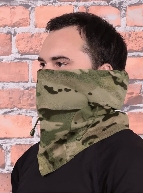 Тактическая зимняя балаклава флисовая Мультикам