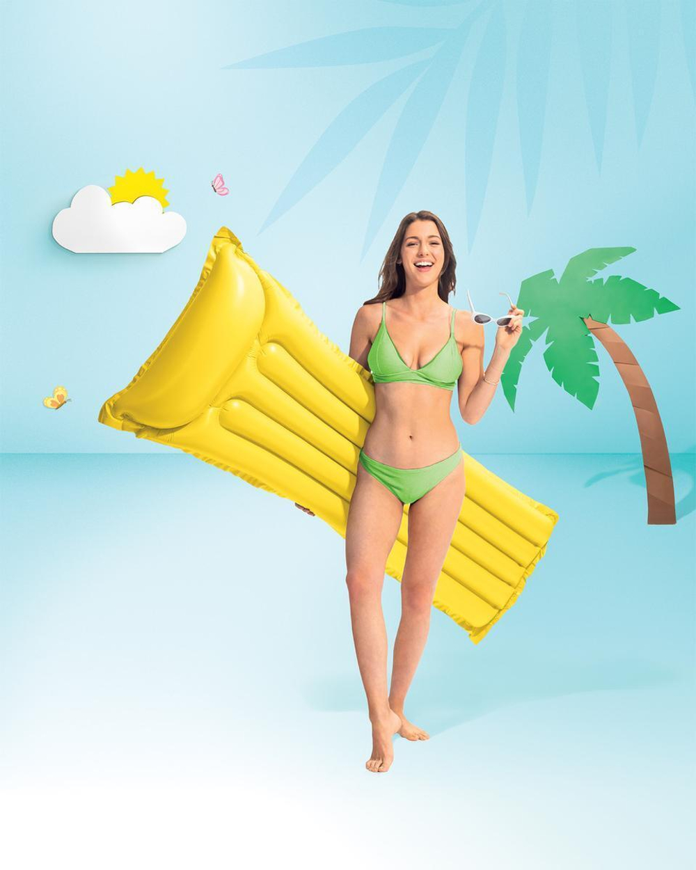 Матрас пляжный 183*69 см Economats 589394 (Intex)