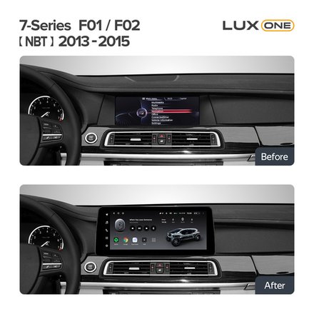 Магнитола BMW 7-серии (F01/F02) 2012-2015 NBT - Teyes LUX ONE монитор 12.3" на Android 10, 6/128ГБ, CarPlay, 4G SIM-слот