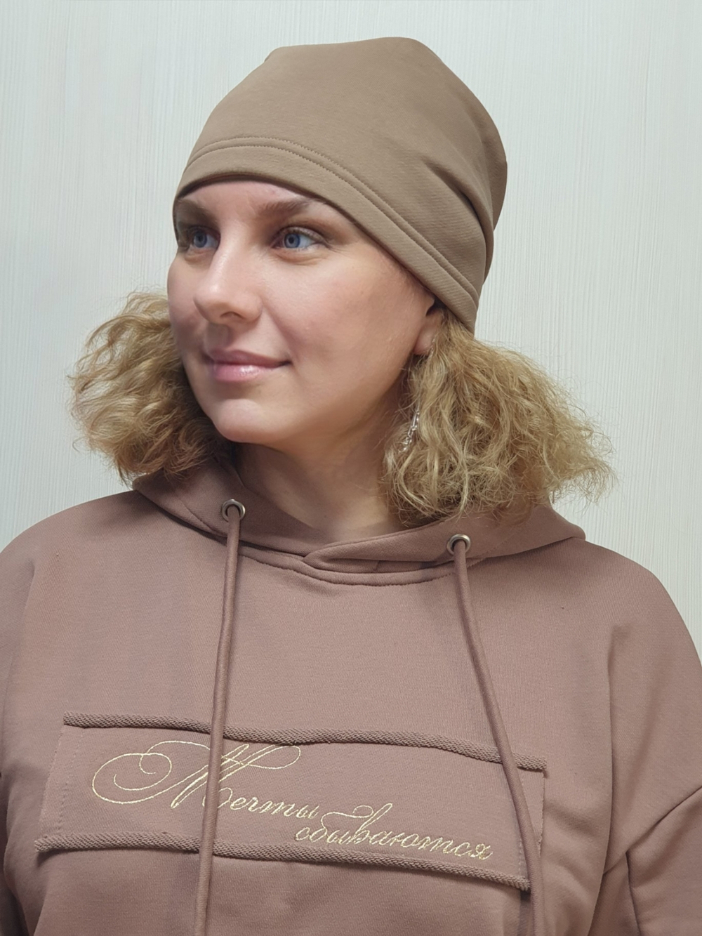 Шапка МИШЕЛЬ хлопковая утепленная