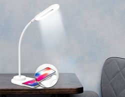 Ambrella Светодиодная настольная лампа с беспроводной зарядкой Desk DE588