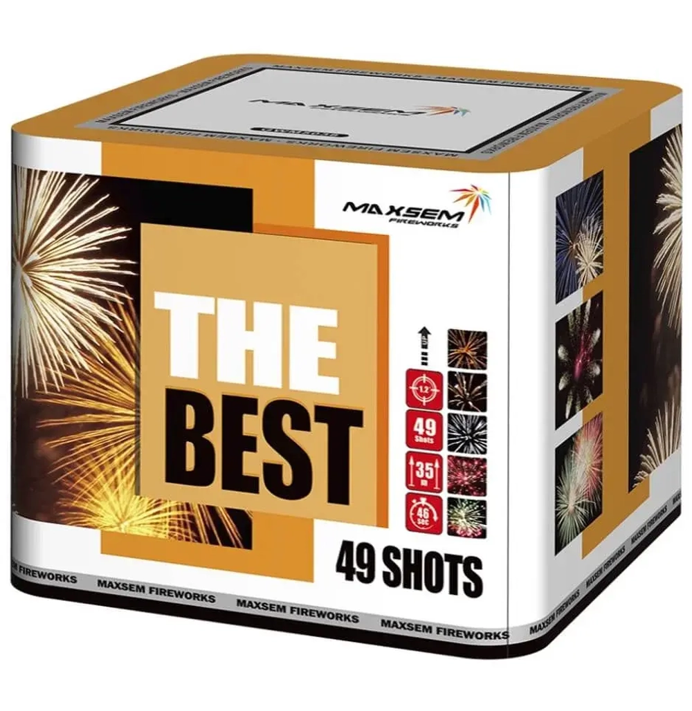 Батарея салютов The best (GWM5038) от Maxsem, 49 залпов, 30 мм