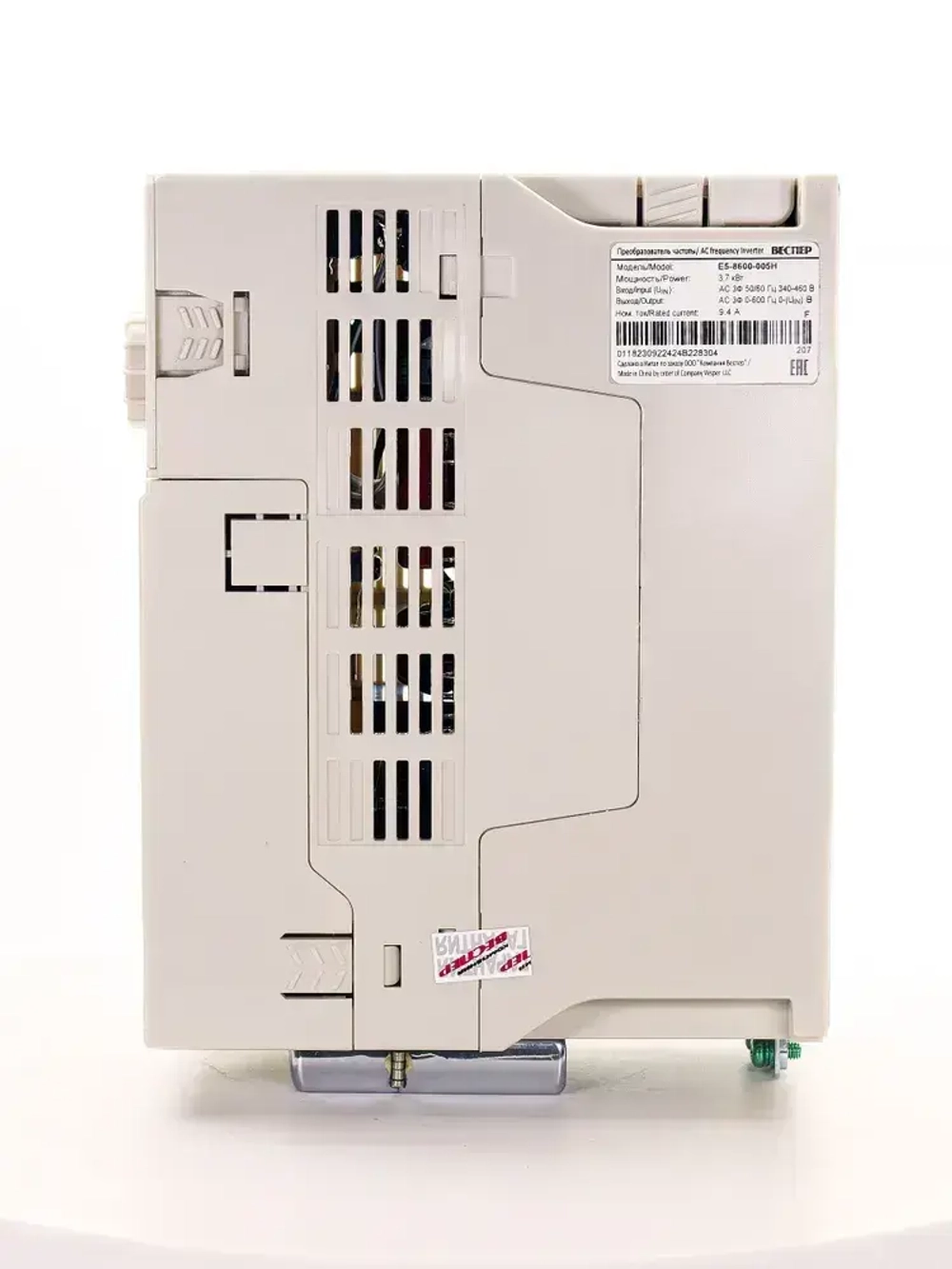 Веспер E5-8600-005H 3,7кВт 380В, преобразователь частоты со съемным пультом