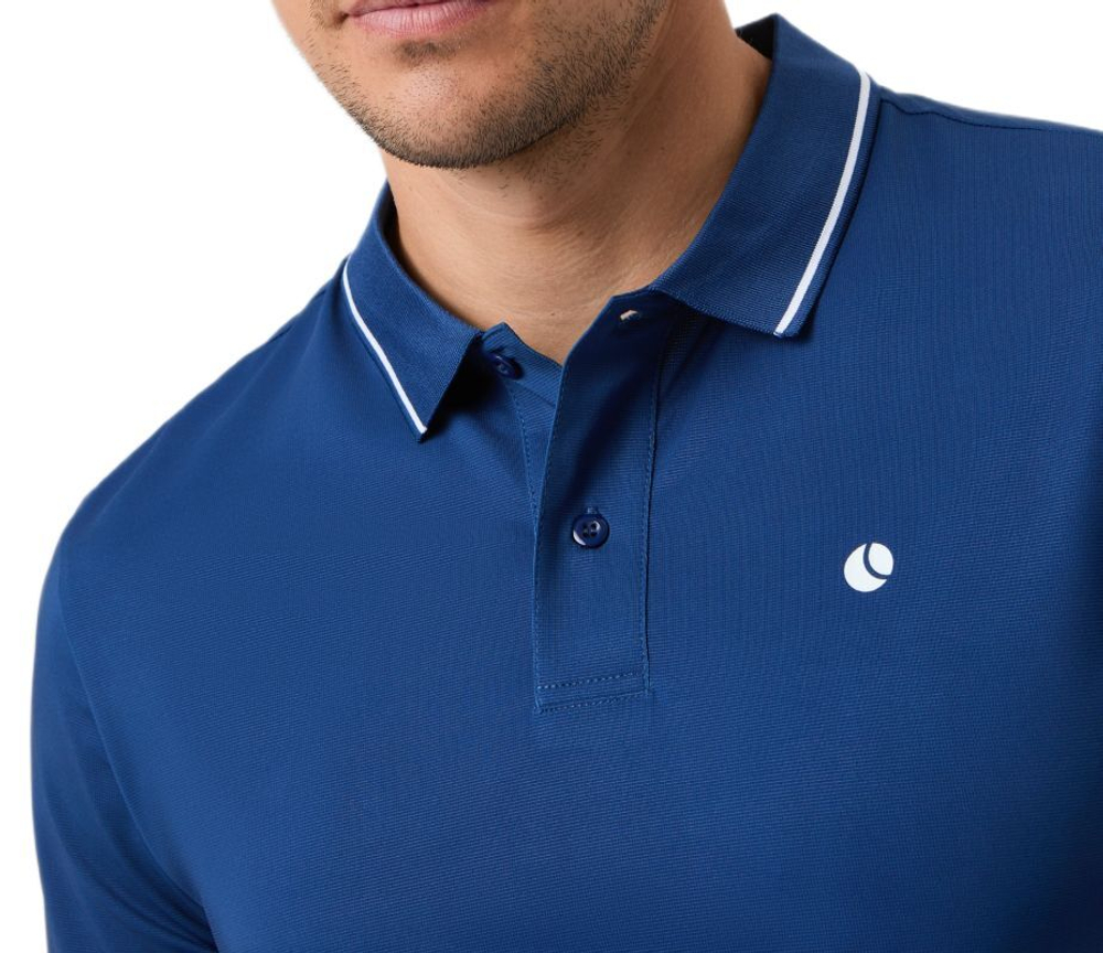 Мужское теннисное поло Bjorn Borg Ace Shirt - синий