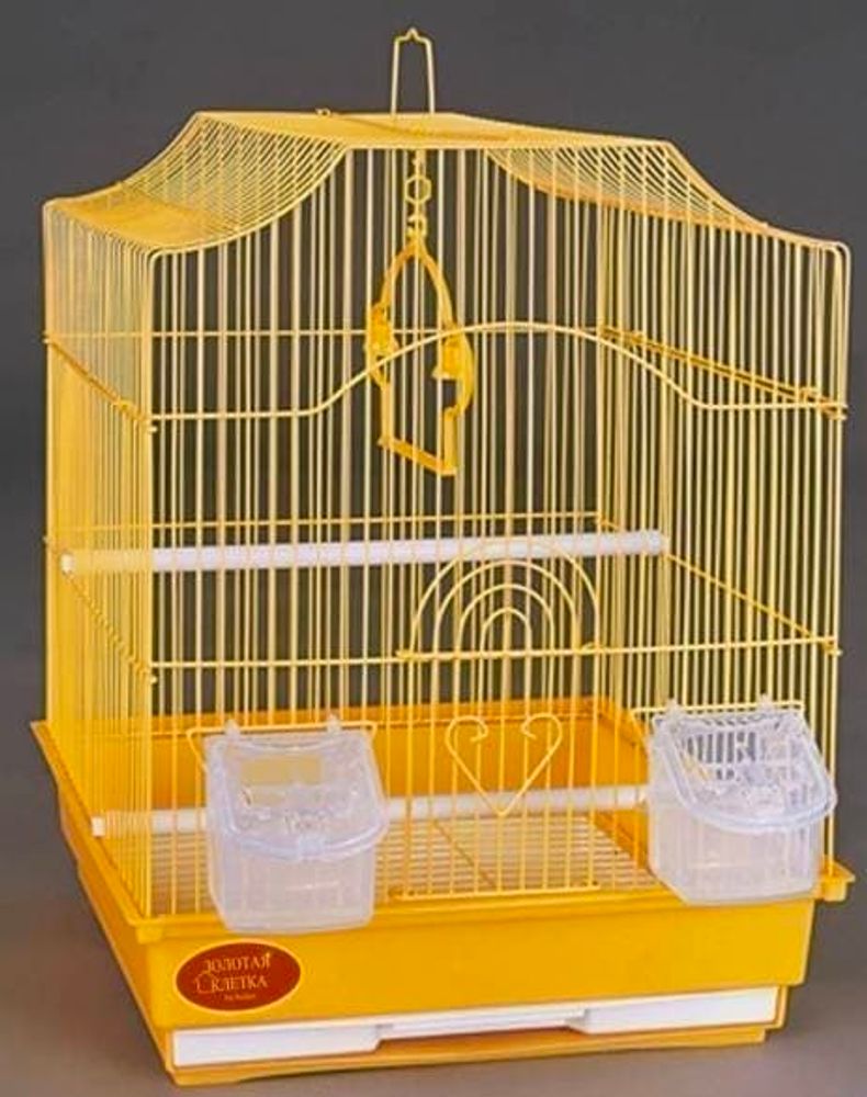 Клетка для птиц, размер 35х28х43 см., "эмаль"  А412