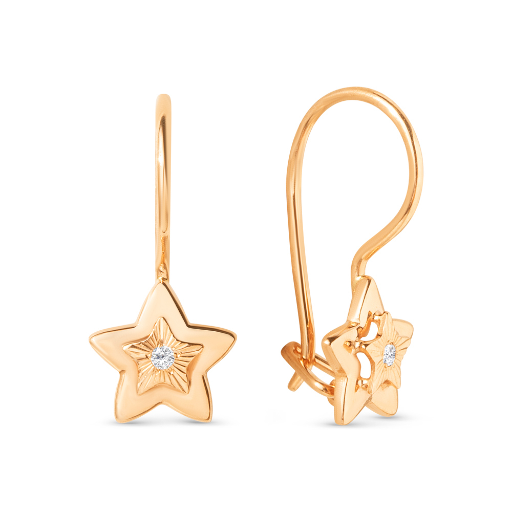Серьги из золота 585 пробы