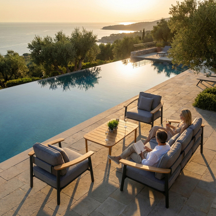 Лаунж зона Ideal Patio ДЕСКАНТО с трехместным диваном