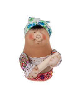 Народные промыслы ТК-727 Матрешка-шкатулка «Марфуша со скалкой» мал.