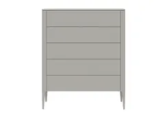 Комод Type 5 ящиков ширина 100 см (серо-бежевый)