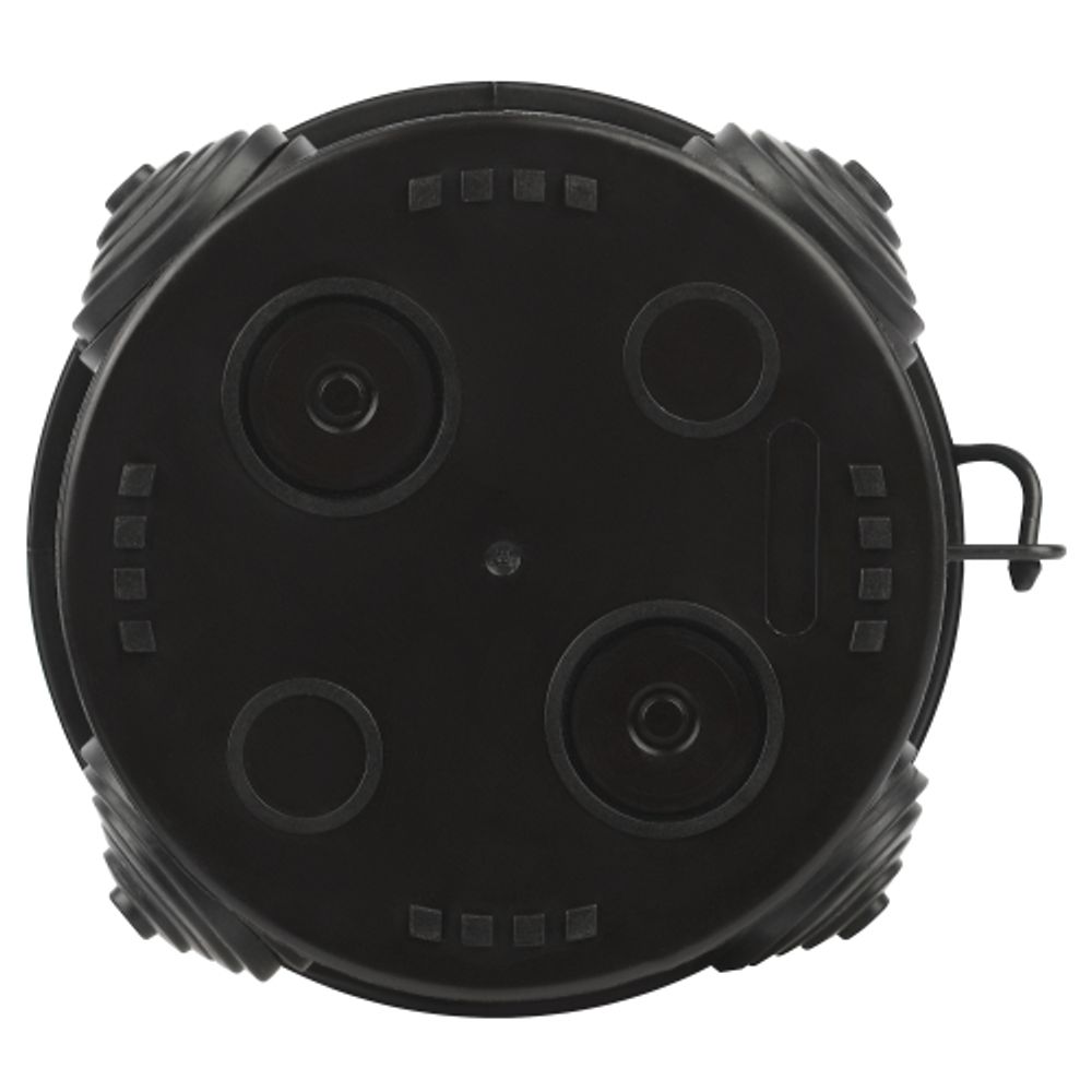 Распаячная коробка ЭРА KOR-85-40-4g-B открытой установки черная 85х40мм с гермовводами 4 вх. IP54