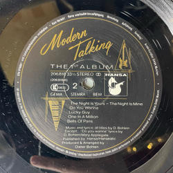 Винтажная виниловая пластинка LP Modern Talking The 1st Album (Германия 1985)