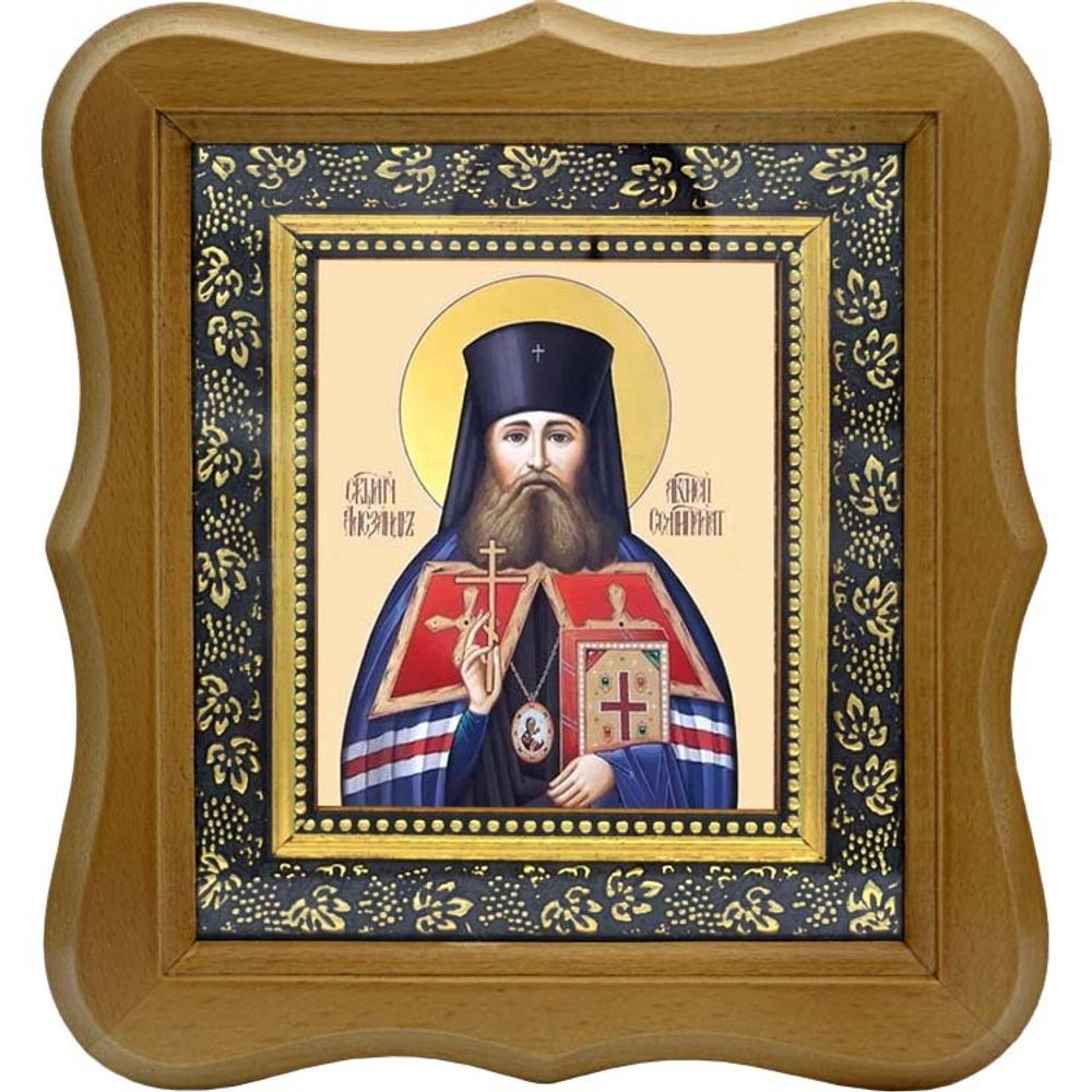 Александр (Щукин) Семипалатинский, архиепископ священномученик. Икона на холсте.