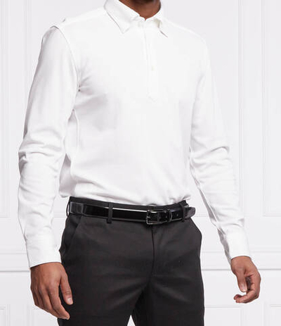 поло c-hank-hbd-221 BOSS BLACK - белый(50465213)