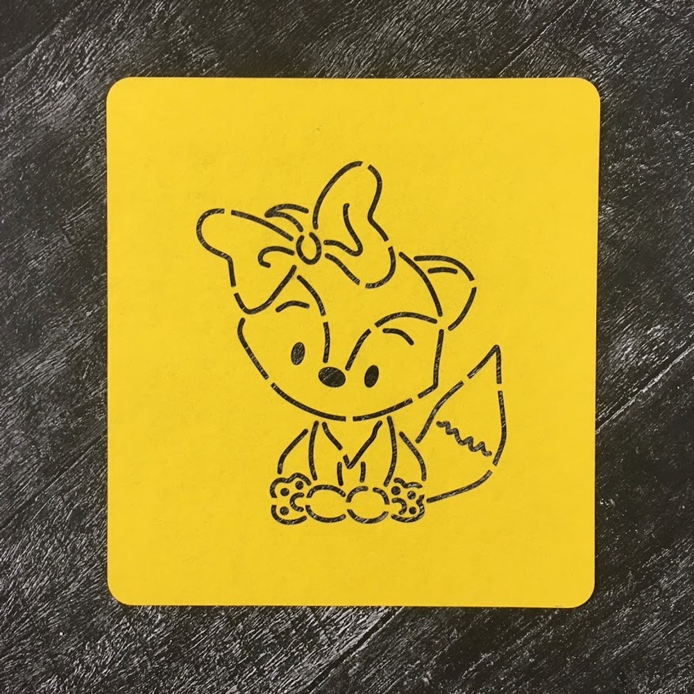 Лиса №3 с бантиком