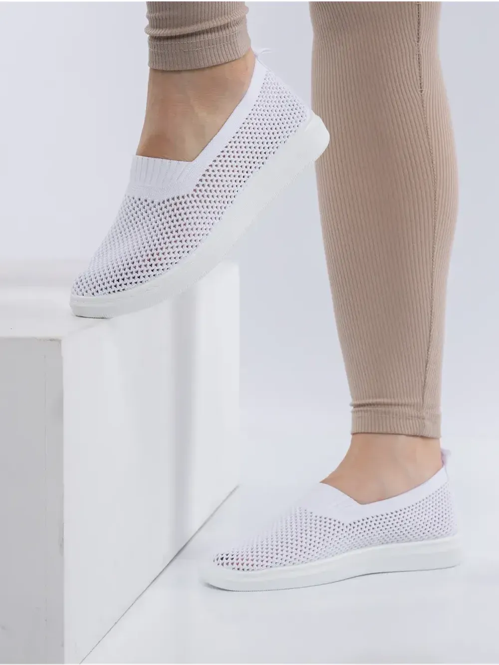 Мокасины летние текстильные