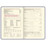 Ежедневник недатированный А5 155х213 мм BRAUBERG "Wild", под кожу, магнит, 160 л., ZEBRA, черный, 116233