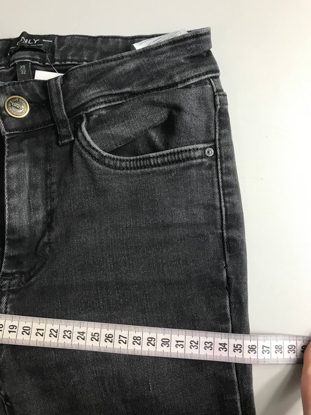 Джинсы Only зауженные, маркировка XS, визуально на 42 размер