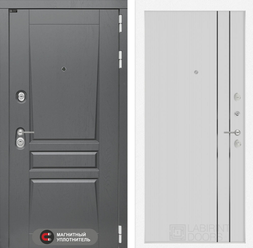 Платинум 10 белый рельеф софт с молдингом