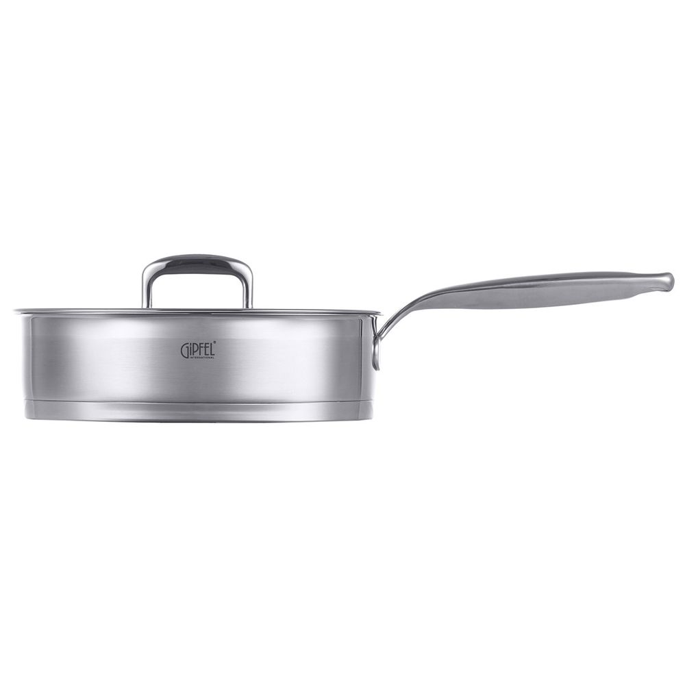 Сковорода-сотейник из нержавеющей стали Gipfel Prestige 1221 26 см/3,7 л