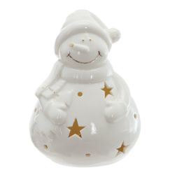 GAEM Фигурка декоративная "Снеговик/Санта" с подсветкой (2хLR44), L10 W8 H13 см, 2в.