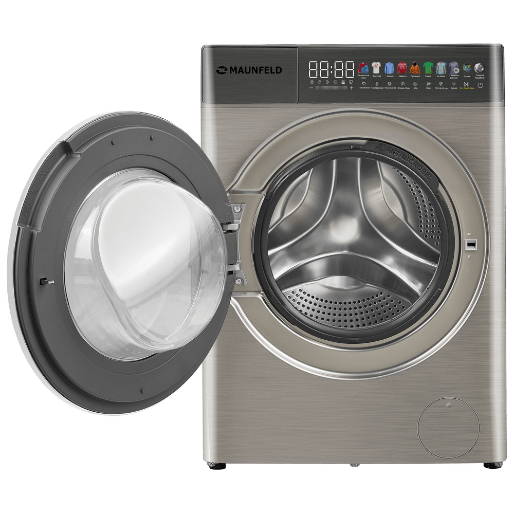 Стиральная машина c сушкой, инвертором и автодозированием  MAUNFELD MFWD14116S05 11 кг./6кг. сушка