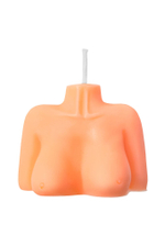 Оранжевая сувенирная свеча «Женский силуэт»