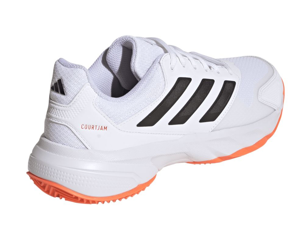 Теннисные кроссовки Adidas CourtJam Control 3 M Clay - cloud white/core black/lucid orange