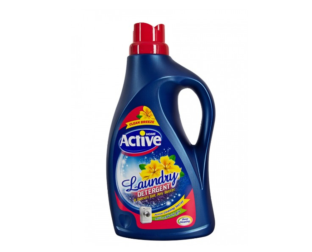 ACTIVE ИРАН / Гель для стирки белья универсальный "Clean Breeze" Степные цветы, 2500 мл х 6