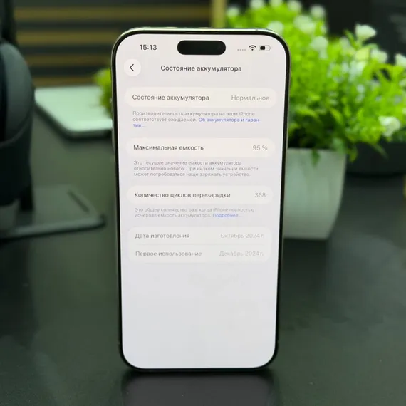 Б/У Телефон Apple iPhone 16 Pro Max 256Gb Natural Titanium 95% АКБ (GN44QXW70C)